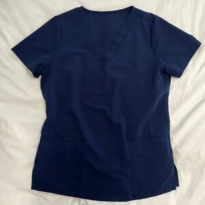 Mandala Navy Scrub Set